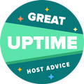 This award is given to hosting companies that have successfully passed our 99.9% uptime test