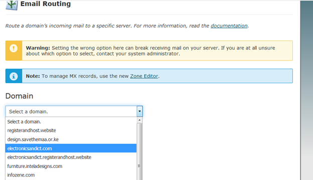 How to Configure Email on a Different Host from the Website