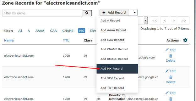 How to Configure Email on a Different Host from the Website