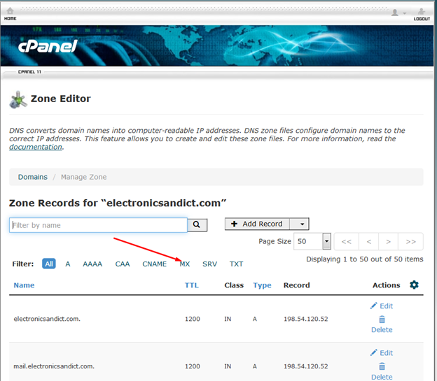 How to Configure Email on a Different Host from the Website