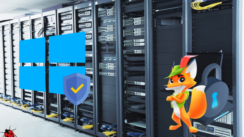 illustration of secured Windows Server 2022