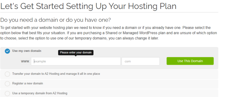 Step By Step Walkthrough - A2 Hosting