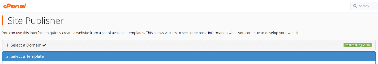 By clicking on ‘Login’ in ‘Actions,’ Verpex will take you to the following screen